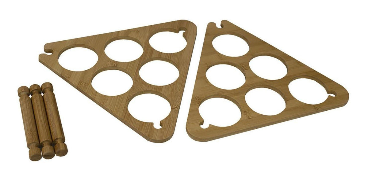 Rack De Bambú Para Botellas