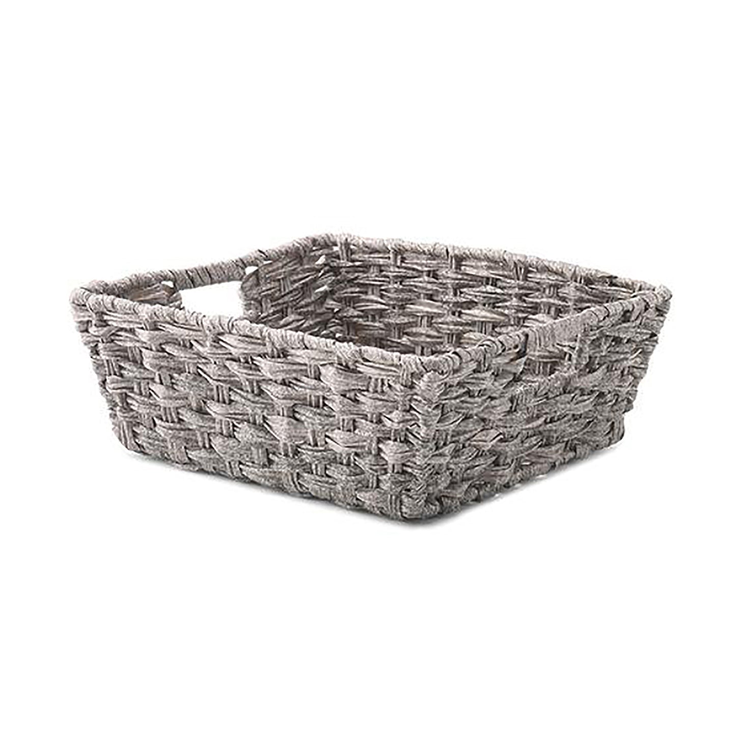 Canasta con Asas Integradas Gris 39x34x13cm