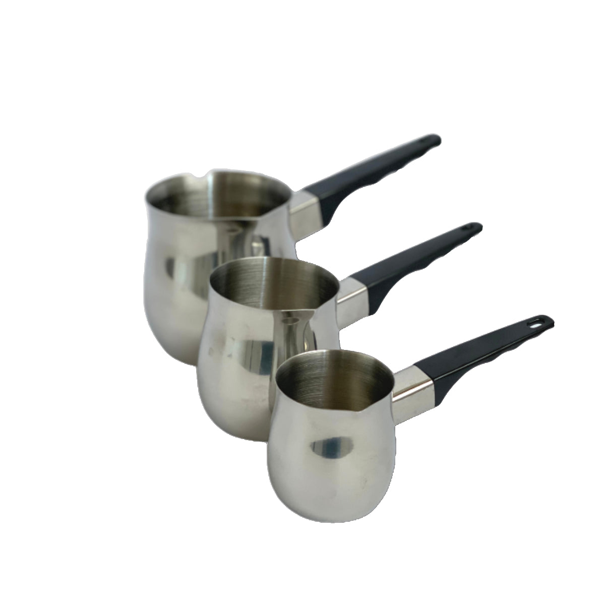 Set 3 Pocillos de acero inoxidable