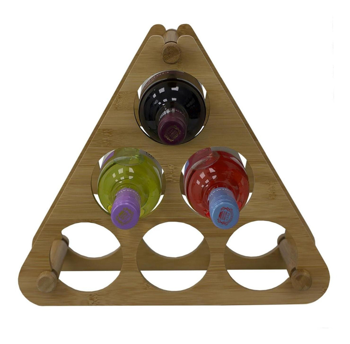 Rack De Bambú Para Botellas