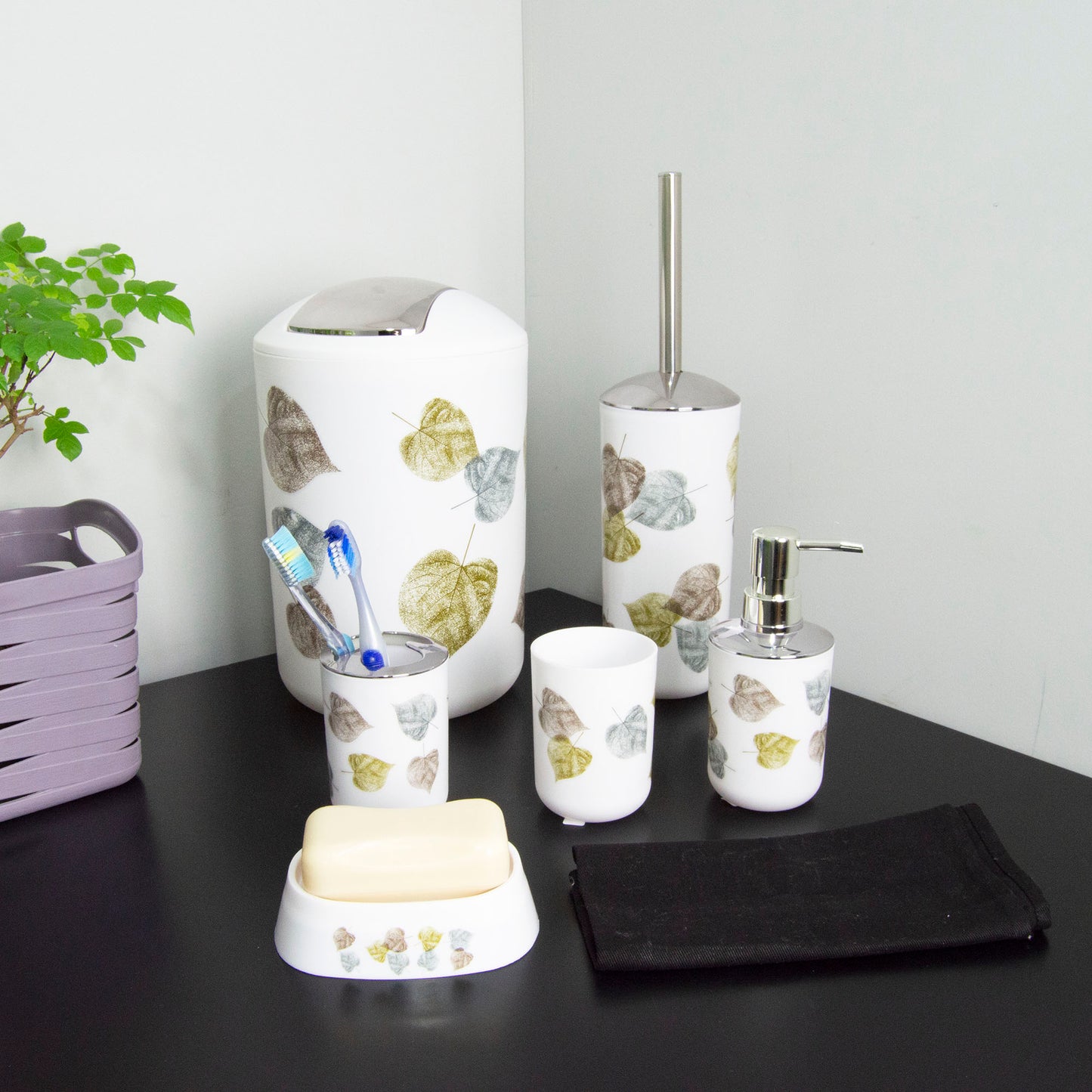 Juego de accesorios para baño 7 piezas
