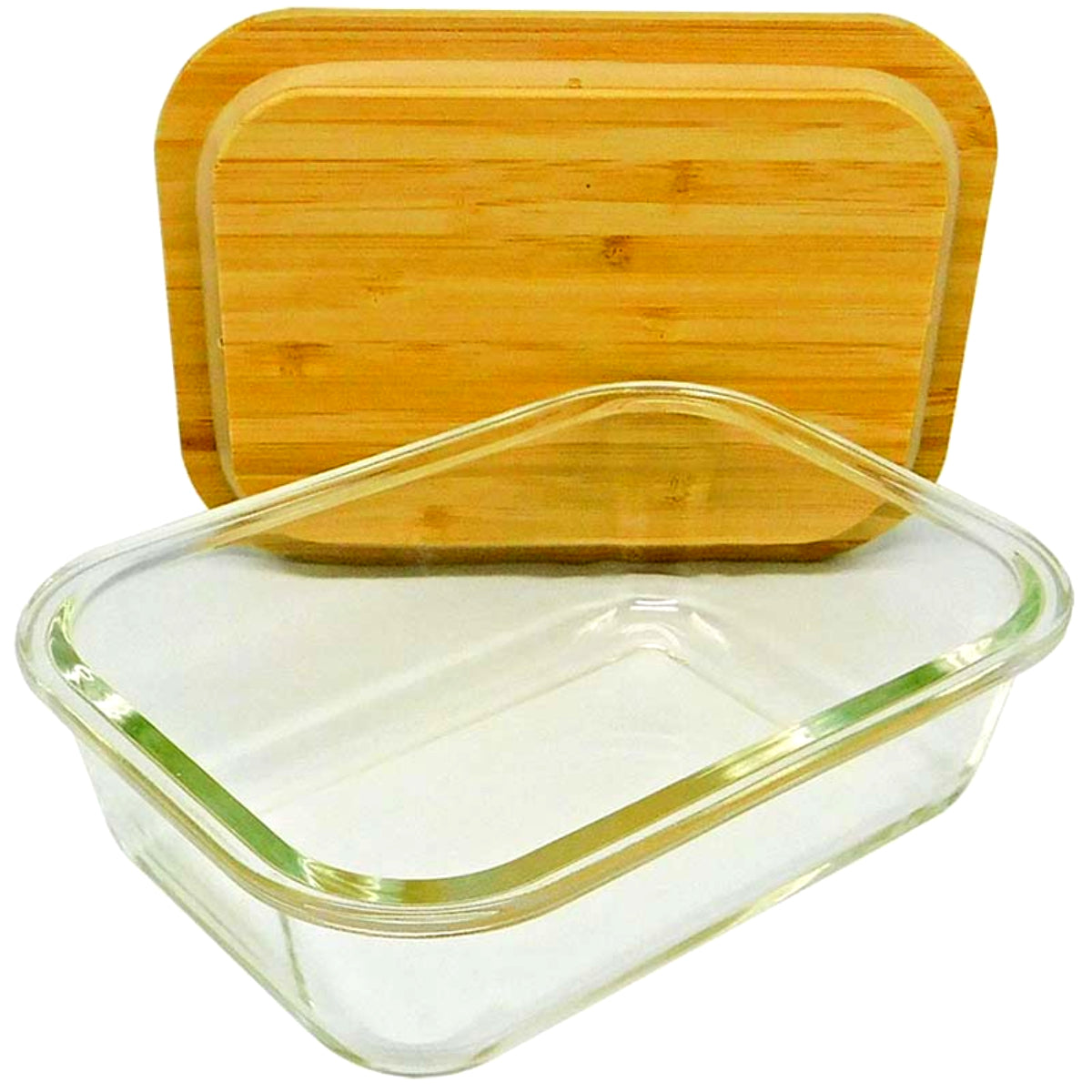 Recipiente Con Tapa De Bambú Cap. 1.5ml