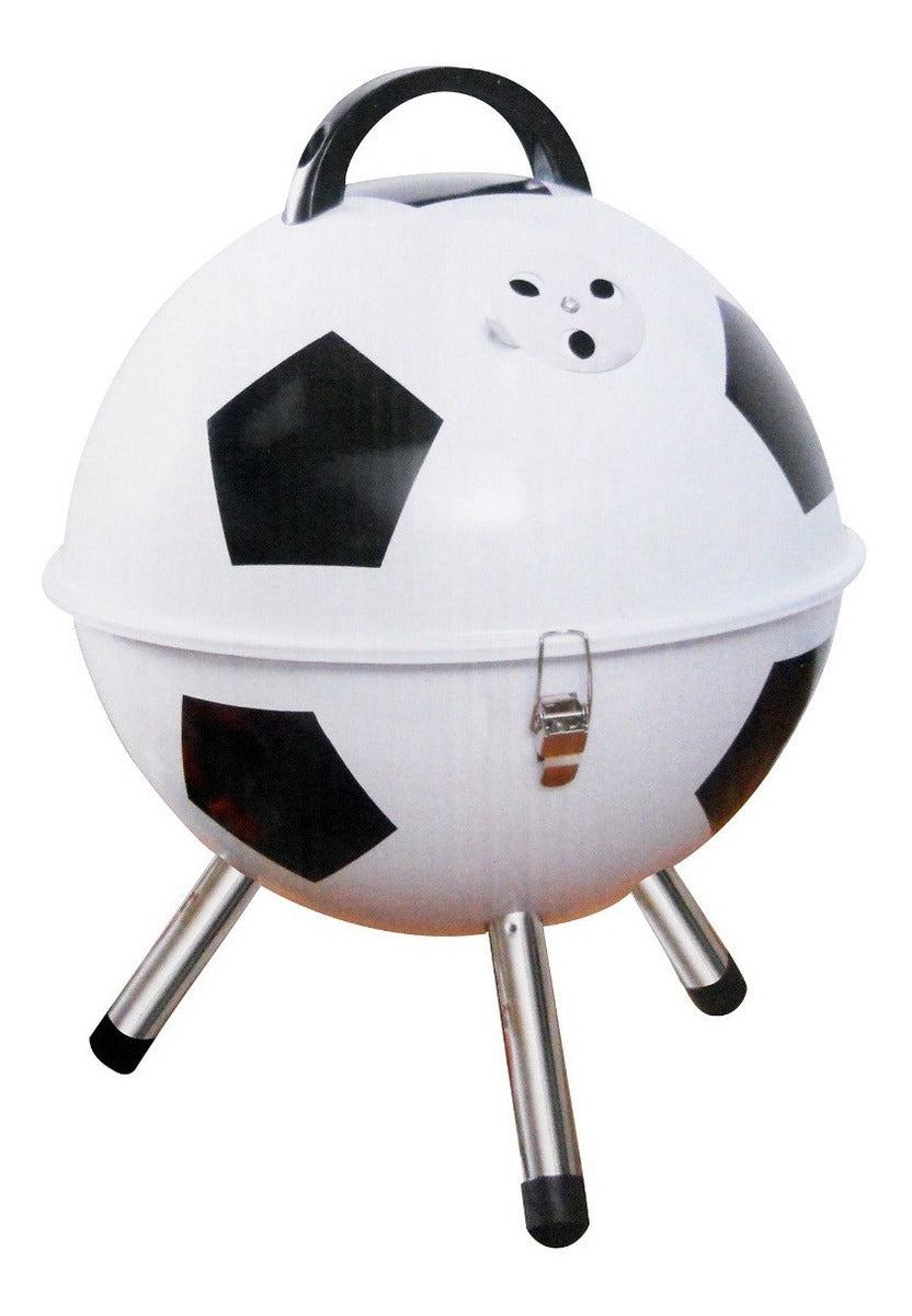 Asador De Carbón Portátil Desarmable Grill Parrilla Fútbol