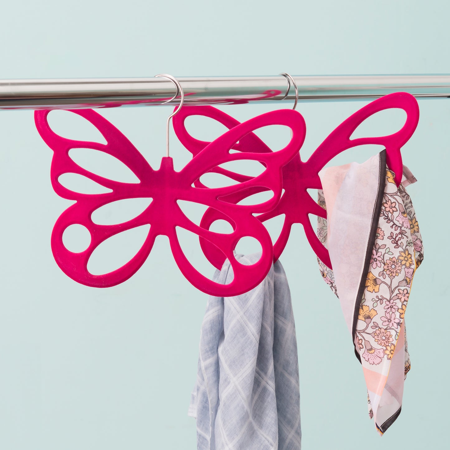 Set de 2 gancho en forma mariposa