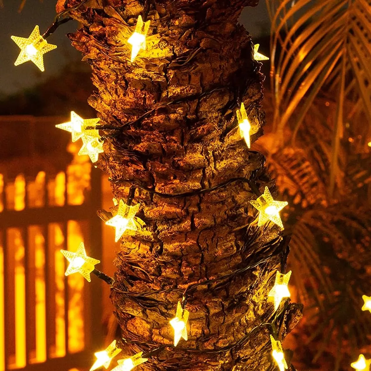 Luces Solares Led Decoració Led estrella y esfera