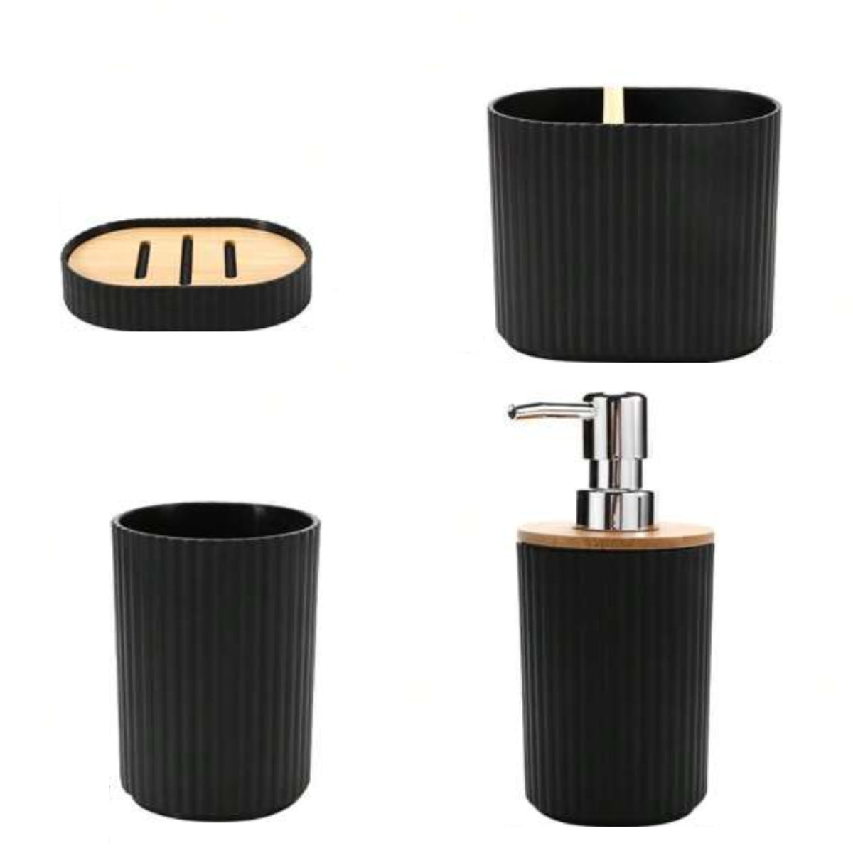 Juego de baño de 4 piezas