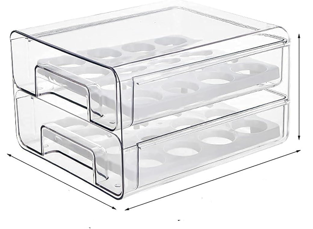 Organizador de 2 niveles para 32 huevos