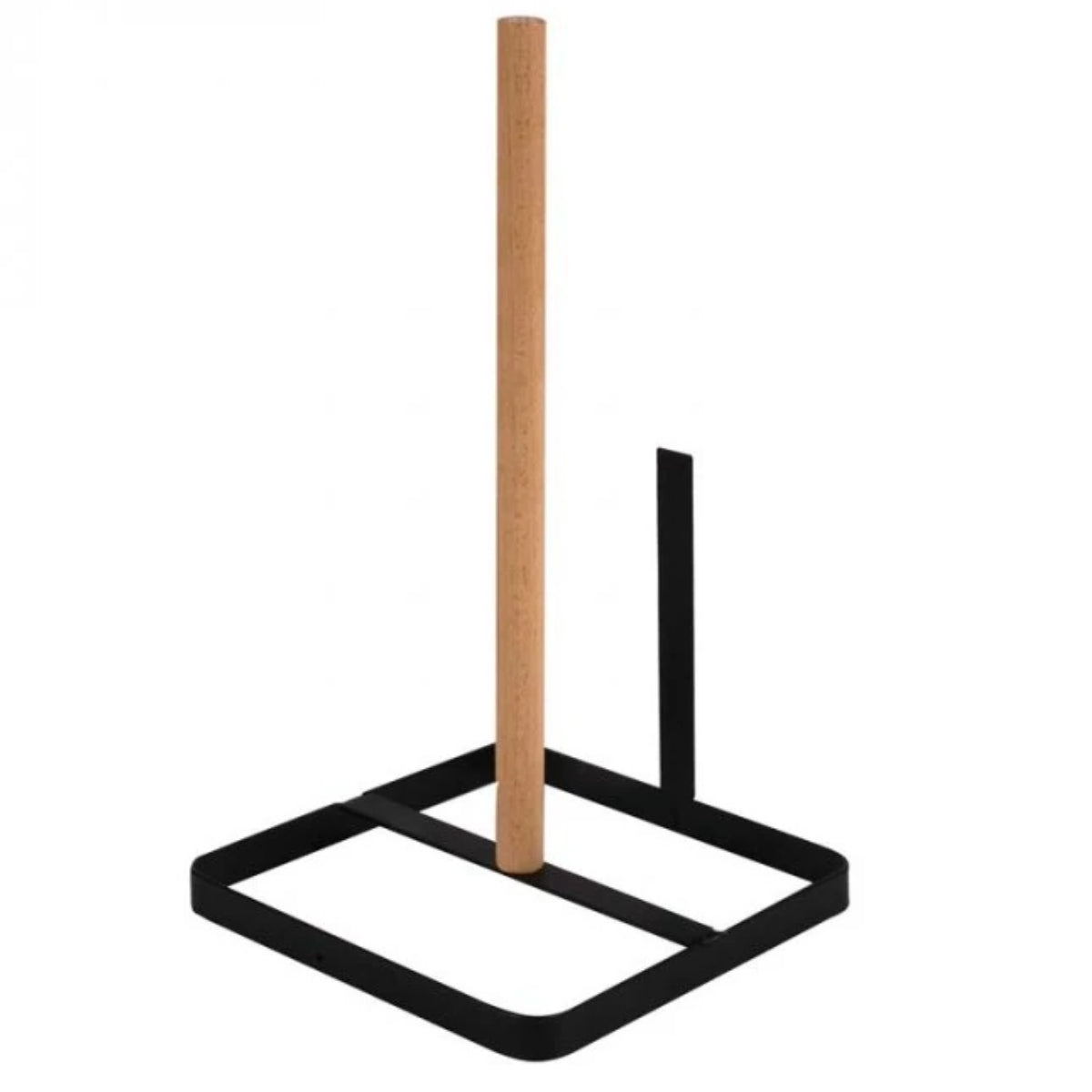 Porta rollos con bambú para cocina