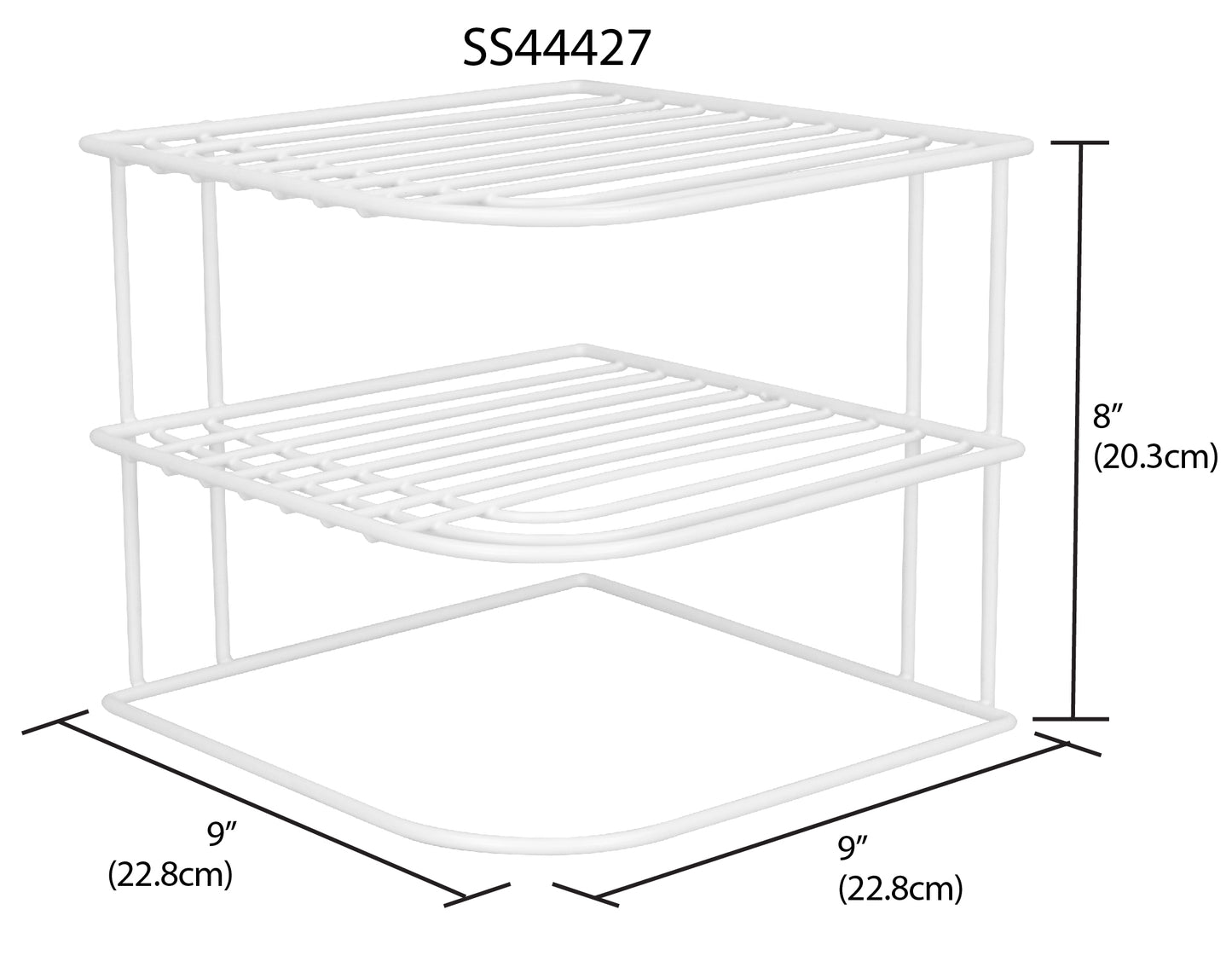 Rack Esquinero para CocinaBlanco