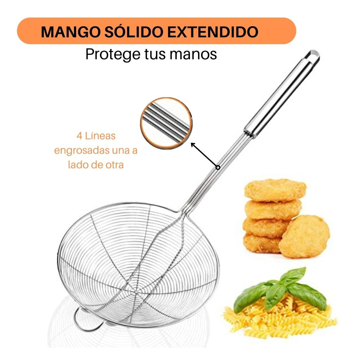 Colador Grande 20x49x20cm, Good & Good