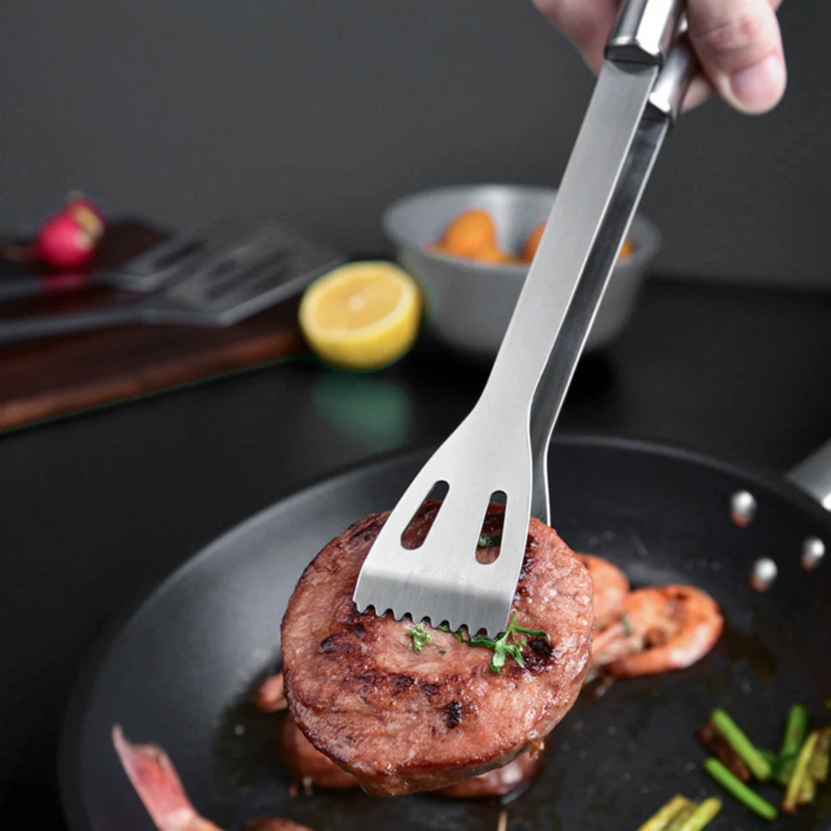 Juego de utensilios para asador