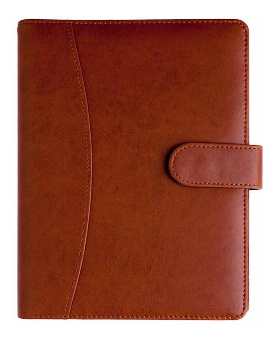 Carpeta De Curpiel Con Block
