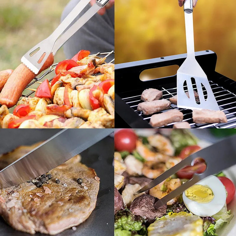 Juego de utensilios para asador