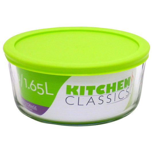 Contenedor con tapa 1.65 L 18.8 cm Vidrio Good and Good