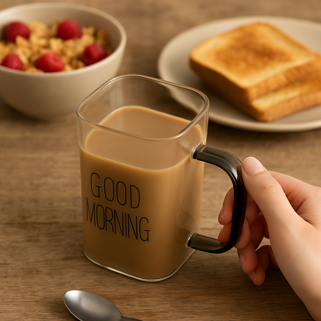 Set tazas de cristal 350 ml Good & Good