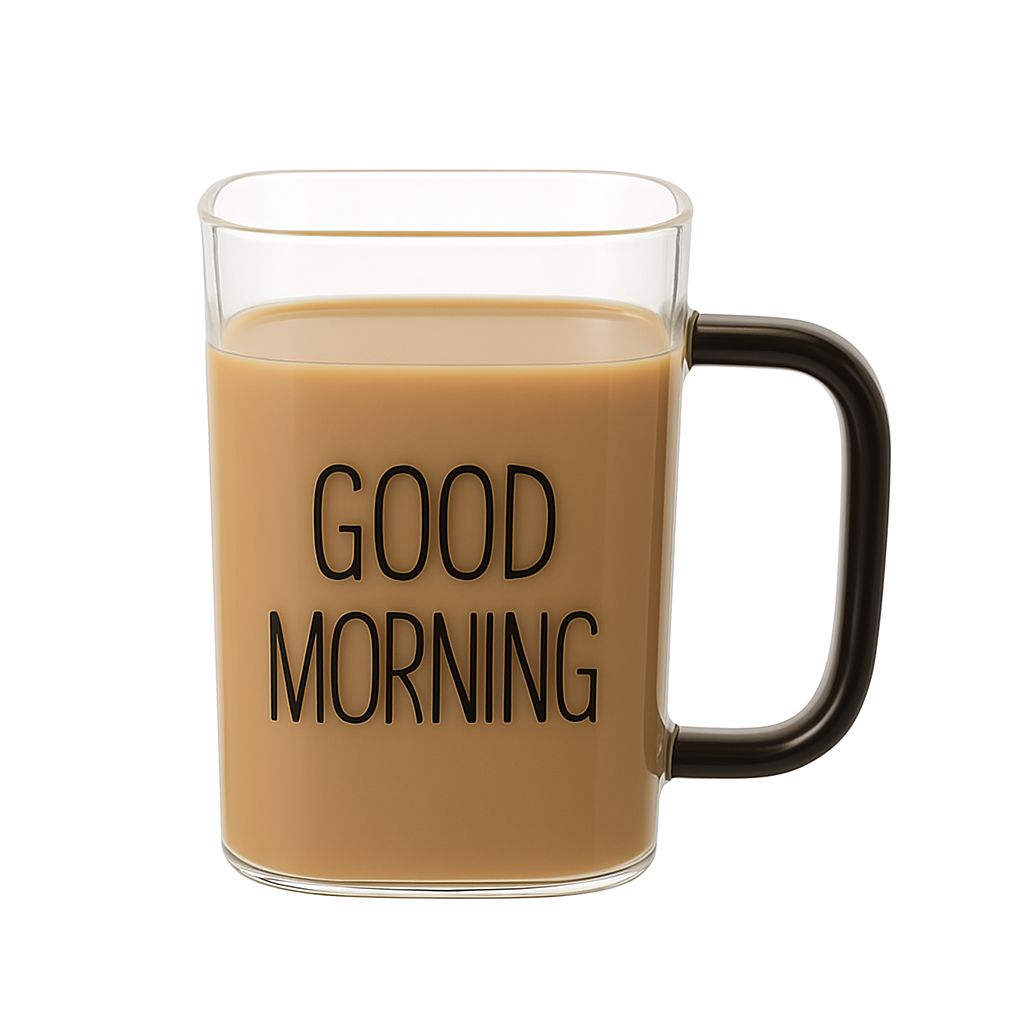 Set tazas de cristal 350 ml Good & Good