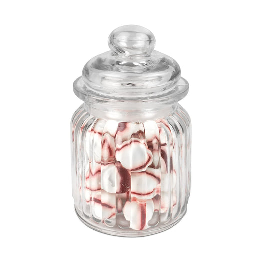 Canister acanalado con Tapa