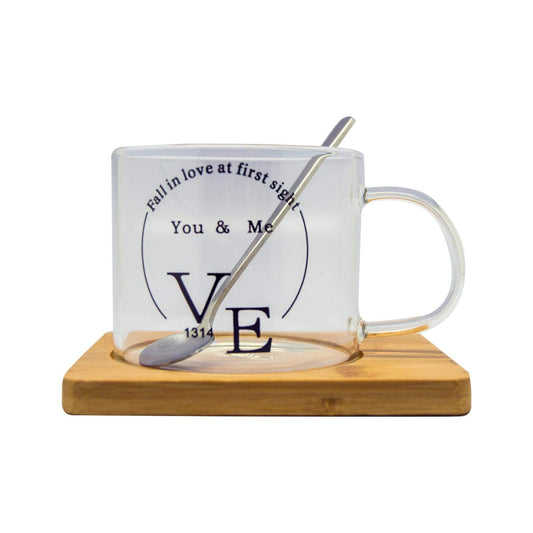 Good & Good, Taza con base y cuchara 300 ml