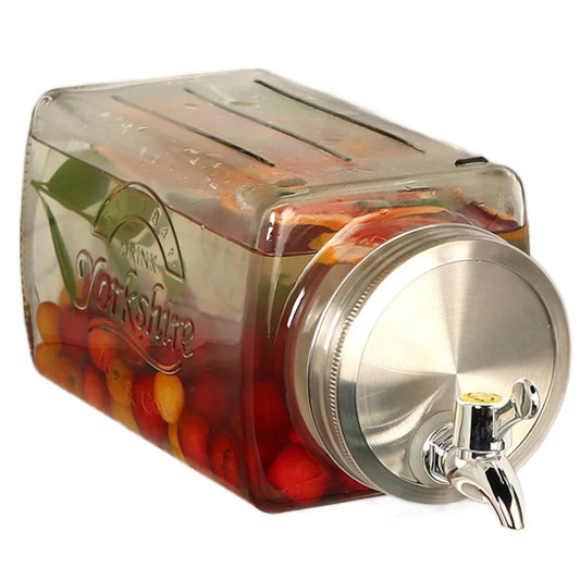 Dispensador 3 Litros con tapa plateada para refrigerador