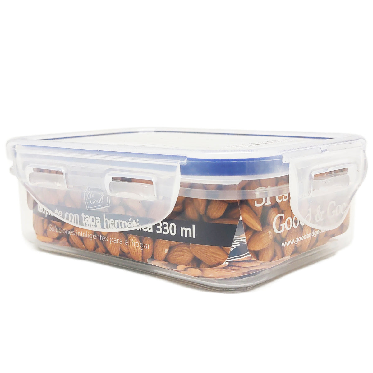 set de 5 contenedores herméticos  4.7 L 900 ml 330 ml 300 ml 220 ml