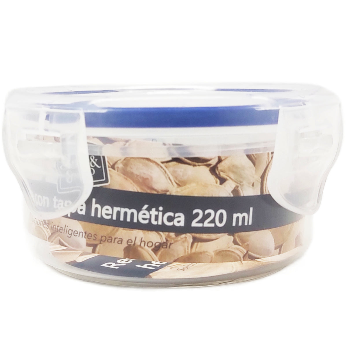 set de 5 contenedores herméticos  4.7 L 900 ml 330 ml 300 ml 220 ml