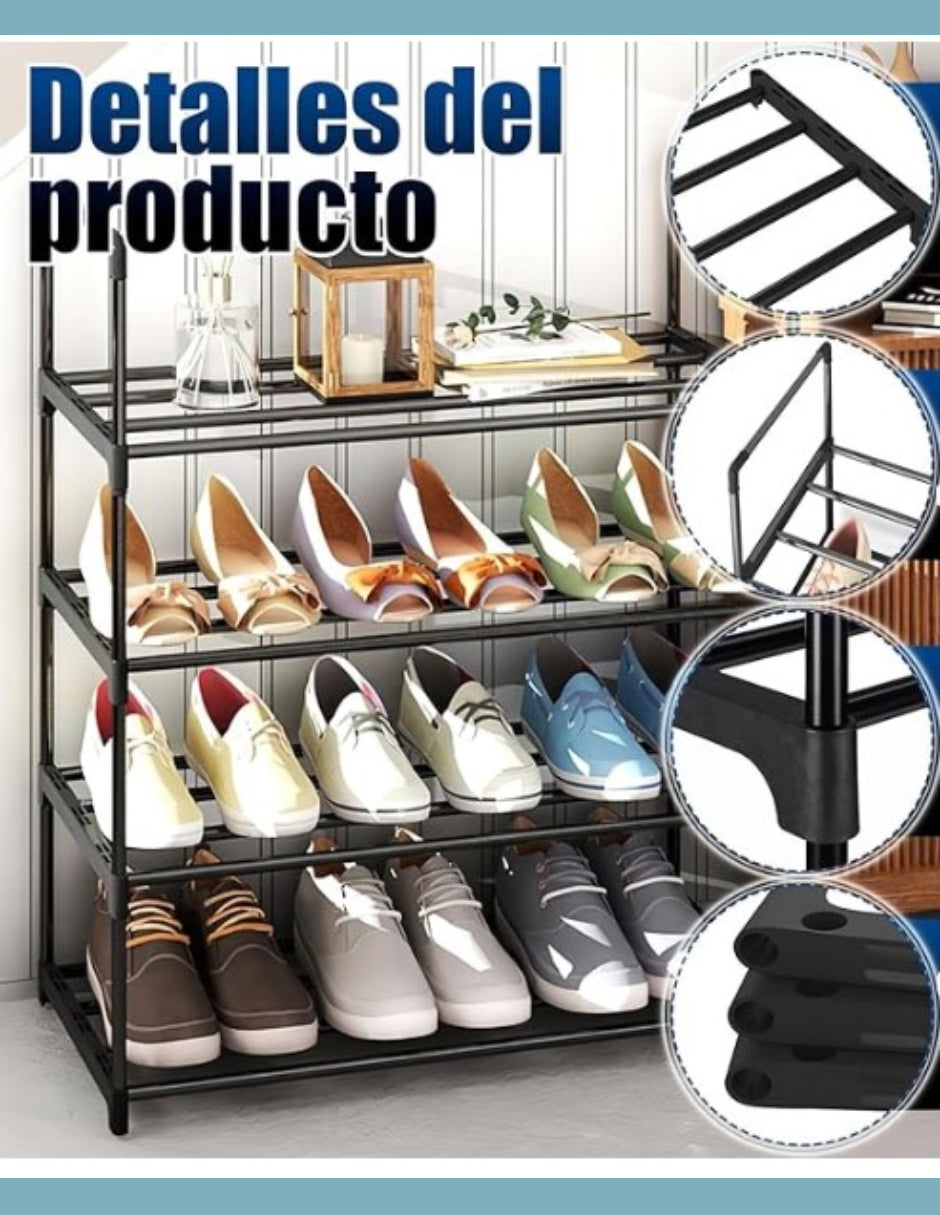Zapatera de 12 Pares 4 niveles